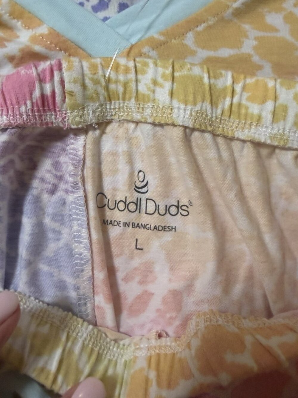 Cuddl Duds Women's 2-Pc. Printed Shortie Boxer Pajamas Set - Size M  NEW W/TAGS! - Picture 4 of 5